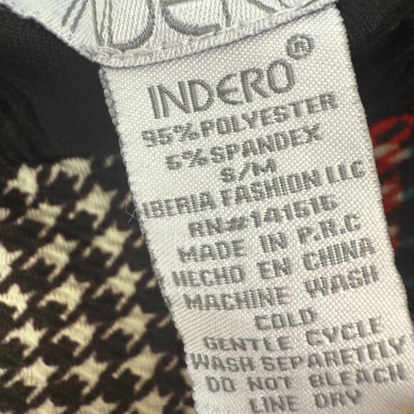 Plaid Jogger Pants with Zipper Pockets | Red Black & Cream | Cozy Chic Sz S/M - Picture 7 of 10